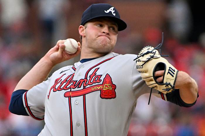 Atlanta Braves pitcher Bryce Elder